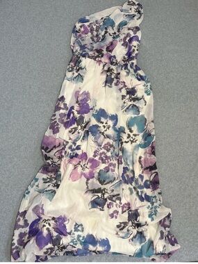 Lauren Ralph Lauren White Top with green Label and Purple Trim